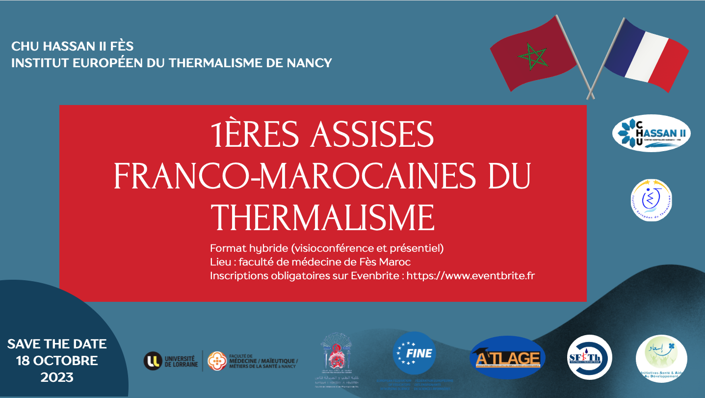 Premières assises franco-marocaines du Thermalisme